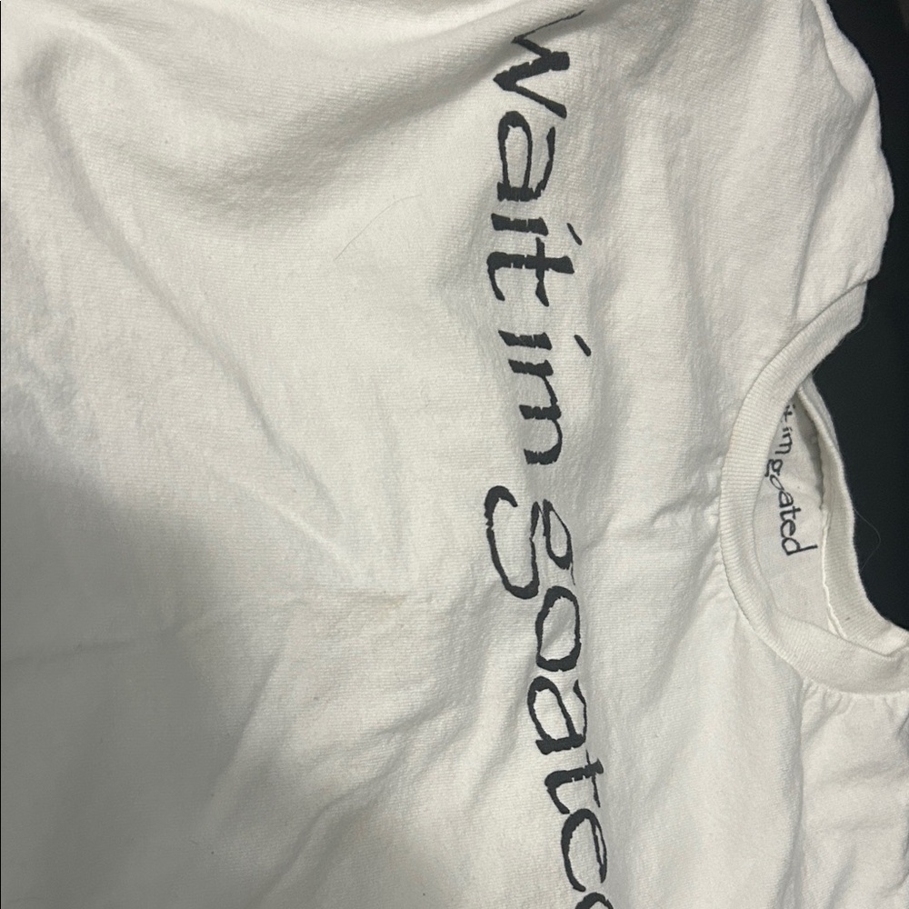 White Graphic Men's Shirt